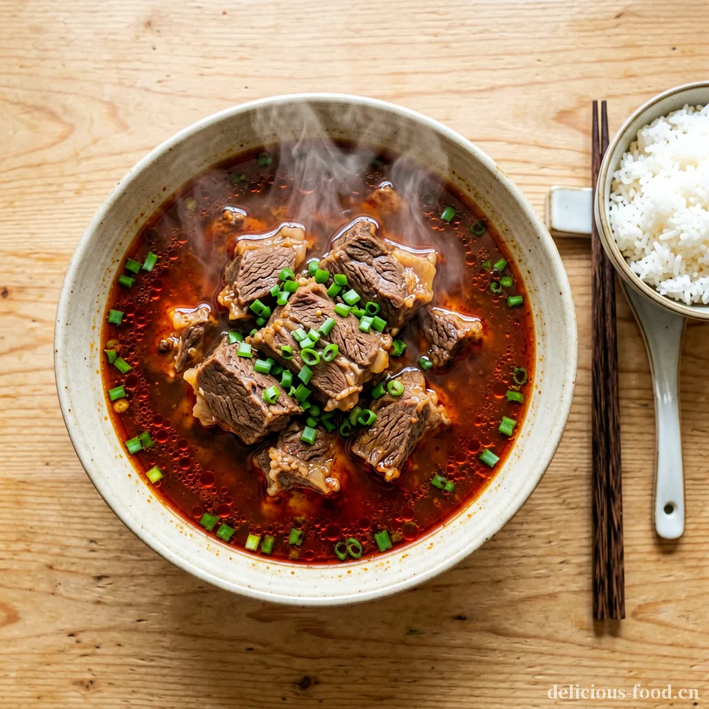 红汤牛肉