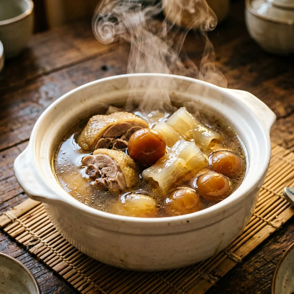 鱼胶圆肉炖水鸭