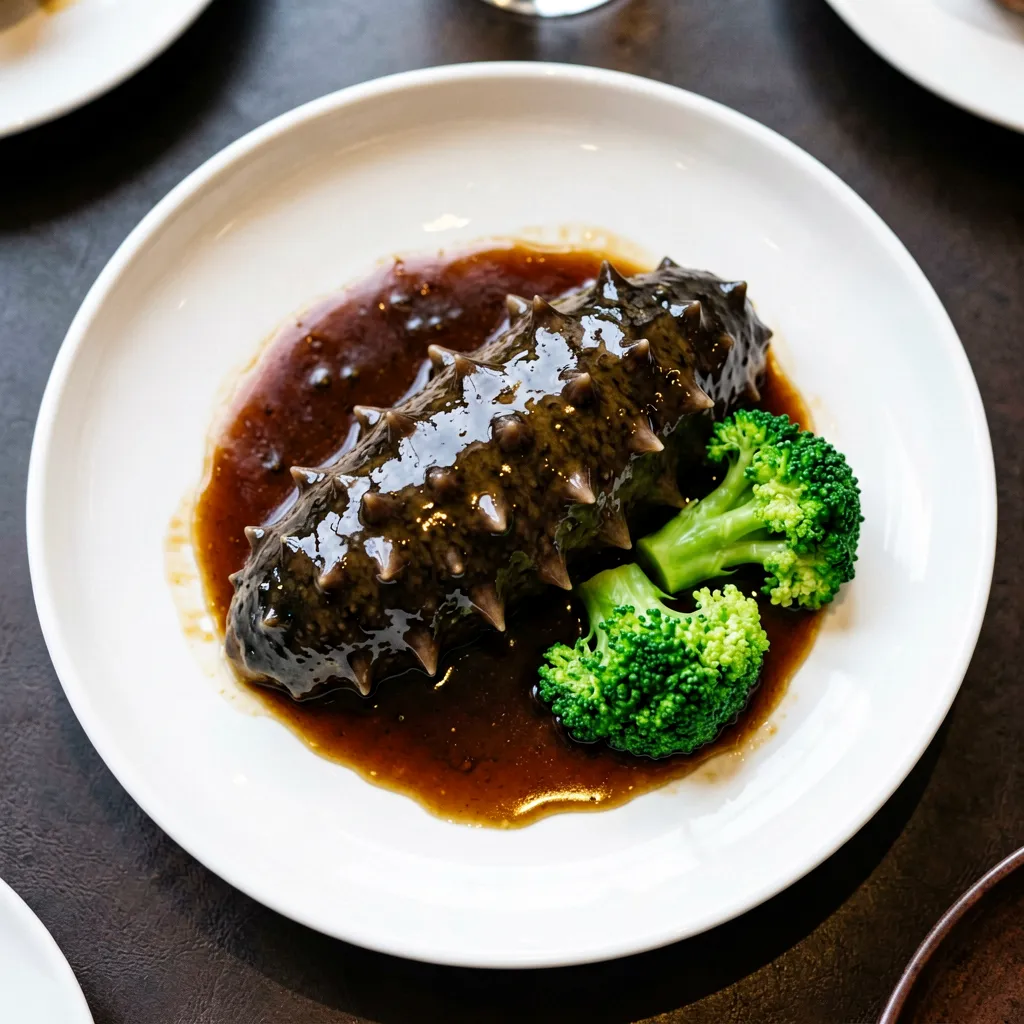 Braised Sea Cucumber in Abalone Sauce