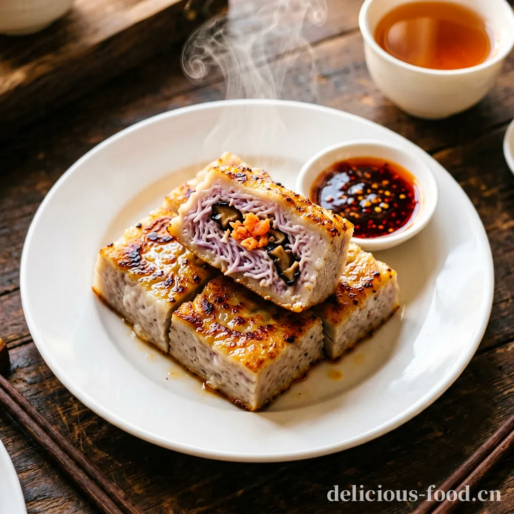 潮州芋粿 (Chaozhou Taro Cake)