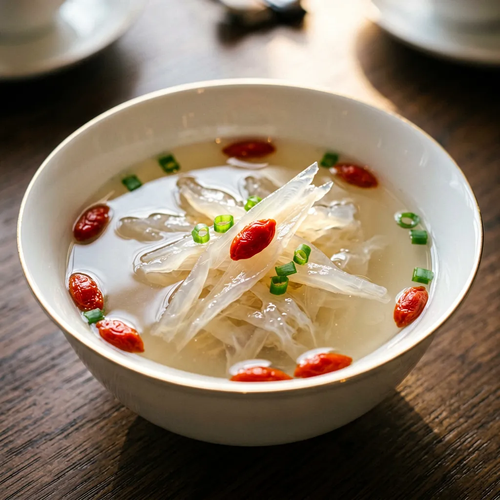 清汤柳叶燕菜