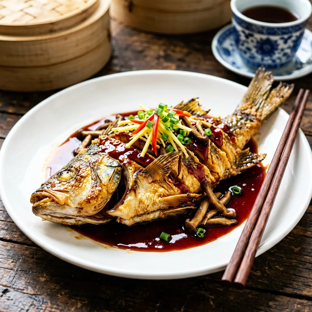 五柳パリパリ魚（五柳脆皮魚）