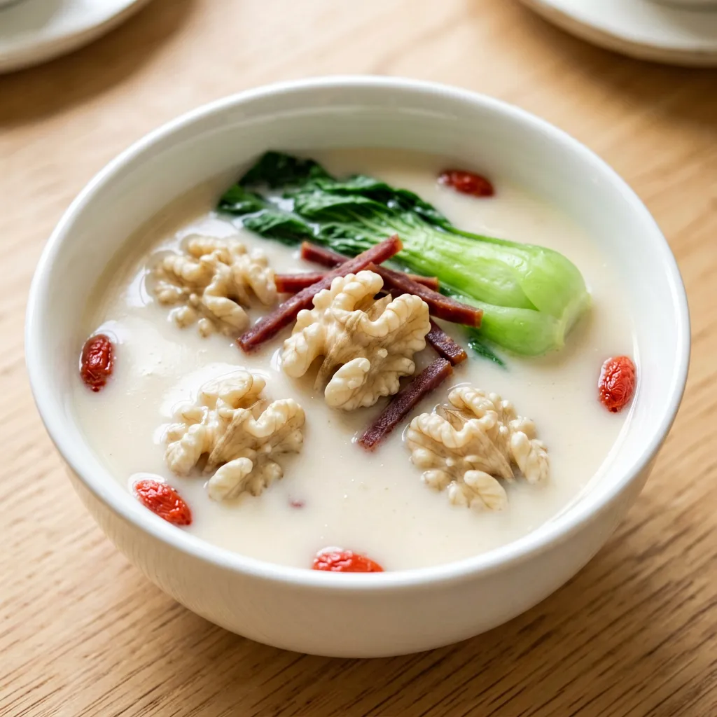奶汤鲜核桃仁