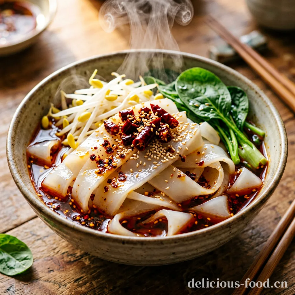 한중 더운 쌀국수