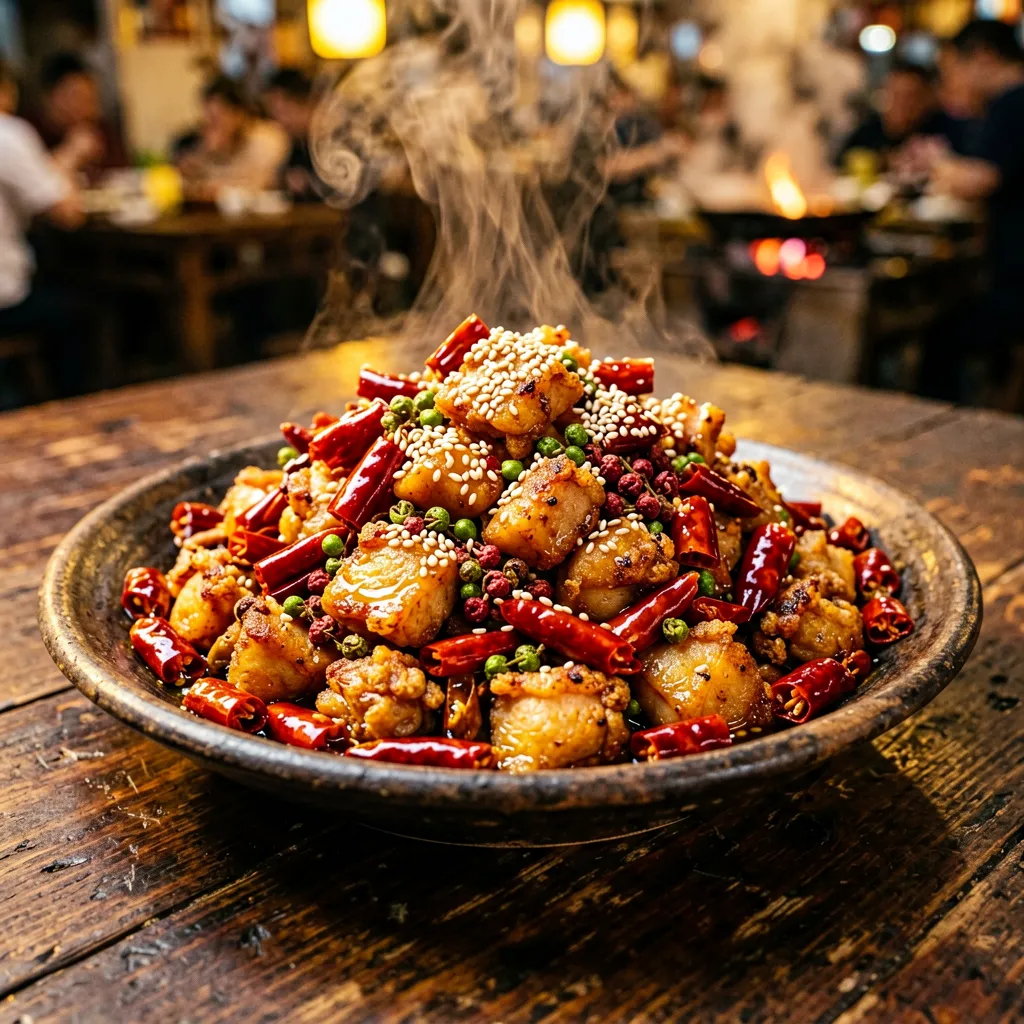 라쯔지딩 – 쓰촨식 매운 닭고기