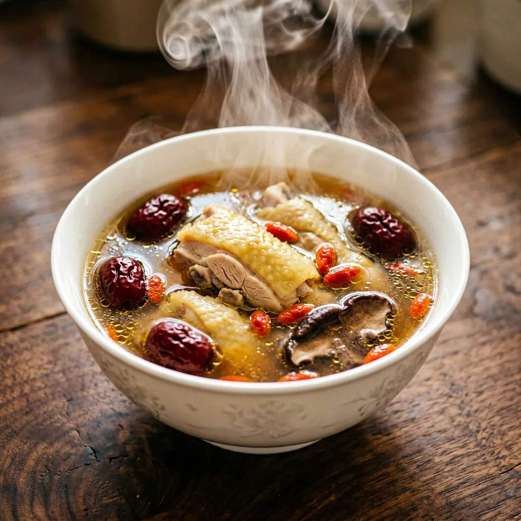 灵芝鸡汤