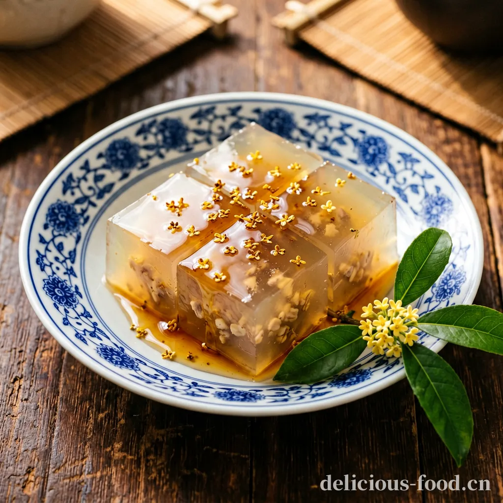 桂花马蹄糕