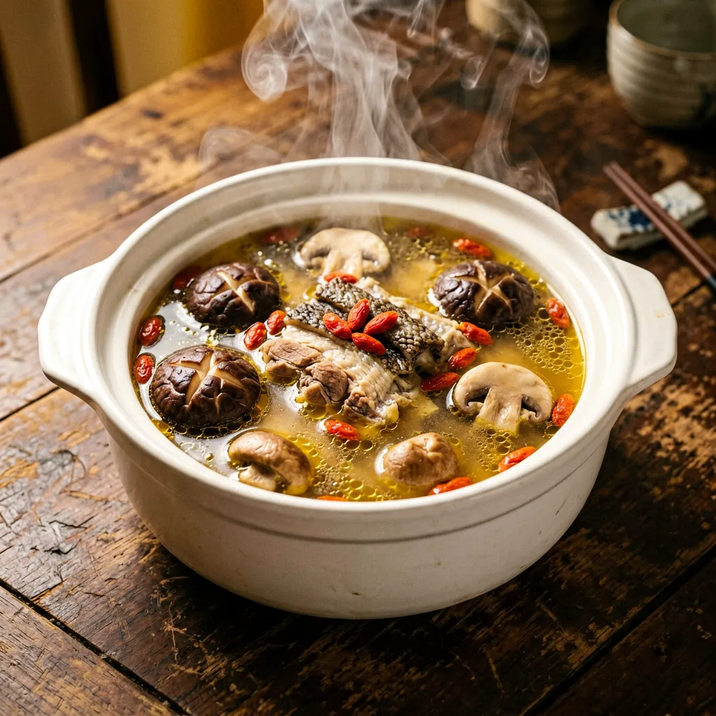 双菇炖南蛇