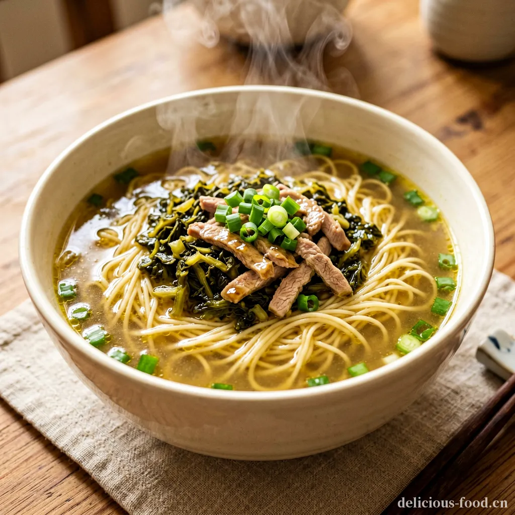 酸菜肉丝面