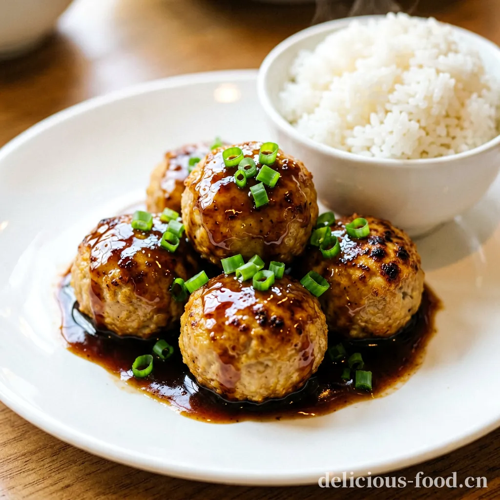 Southern Braised Meatballs (Nan Jian Wan Zi)