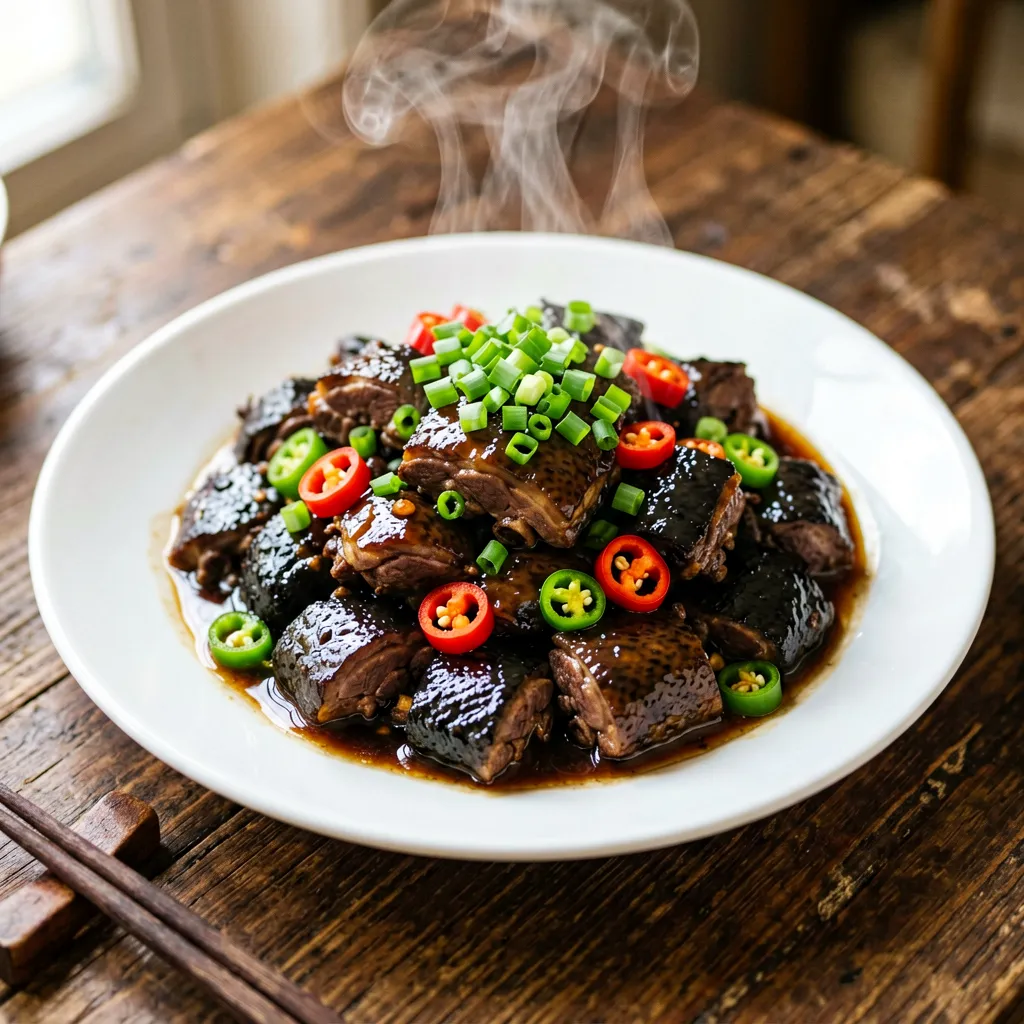 炒血鸭