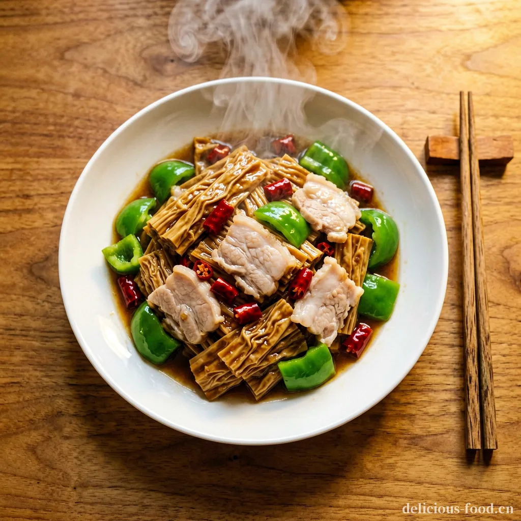 高安腐竹炒肉