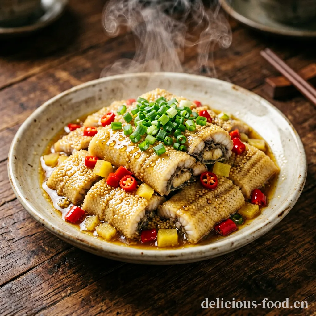 天门泡蒸鳝鱼