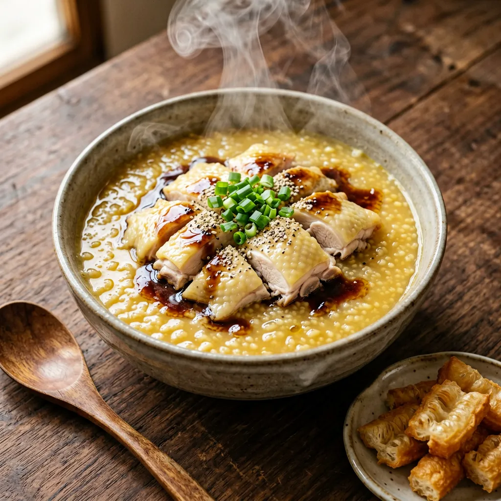 小绍兴鸡粥