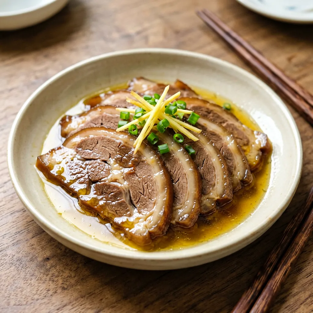 Zao Men Qiang (Langue de porc marinée au vin)