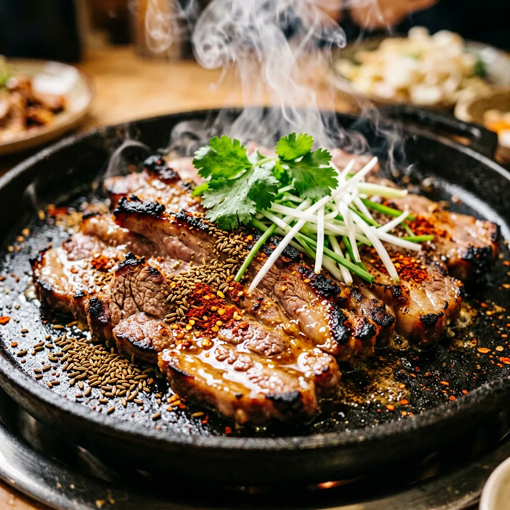 Cordero Asado a la Plancha (Zhizi)
